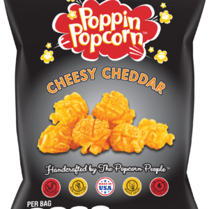 CHEESY CHEDDAR - SNACK SIZE BAGS -  (30-1.5 oz. bags)  GREAT FOR SALES REP HANDOUTS AND GOLF TOURNAMENT HANDOUTS